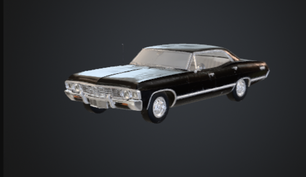 1967 Chevy impala 3d printed