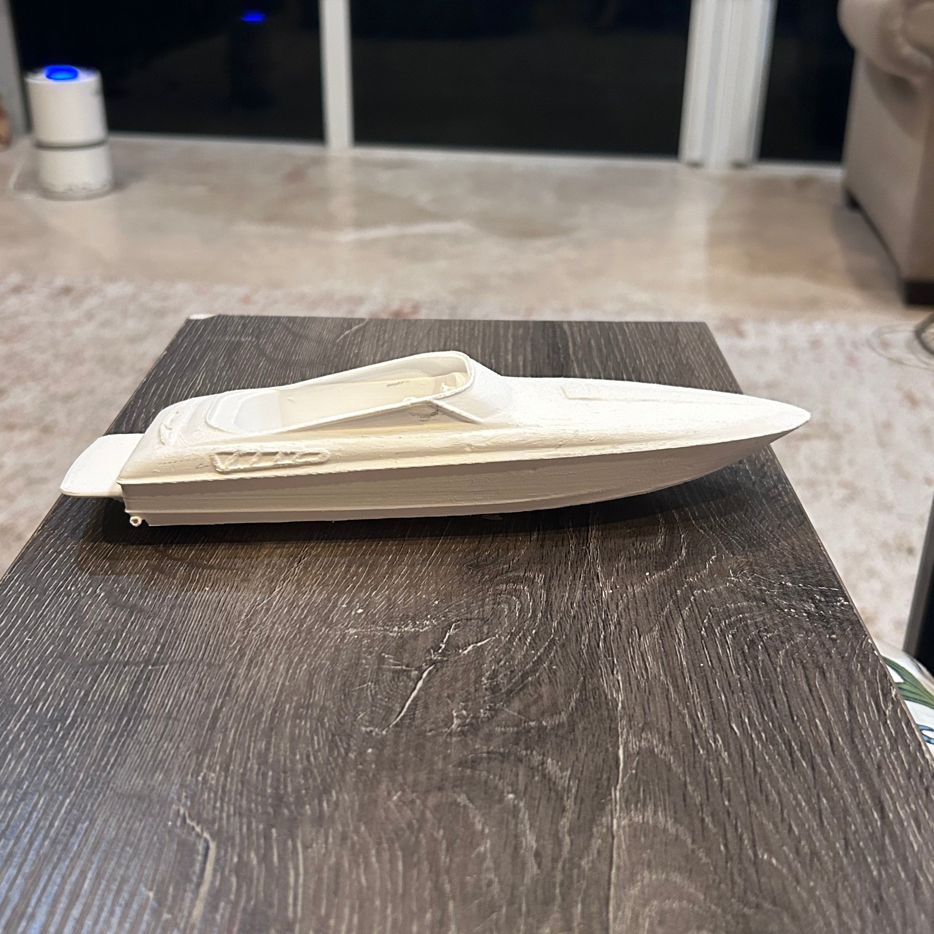 Mariah Z302 – 3D‑Printed Display Boat Model