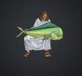 Jesus fishing